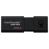 金士顿 128GB USB3.0 U盘 DT100G3 黑色 单只装