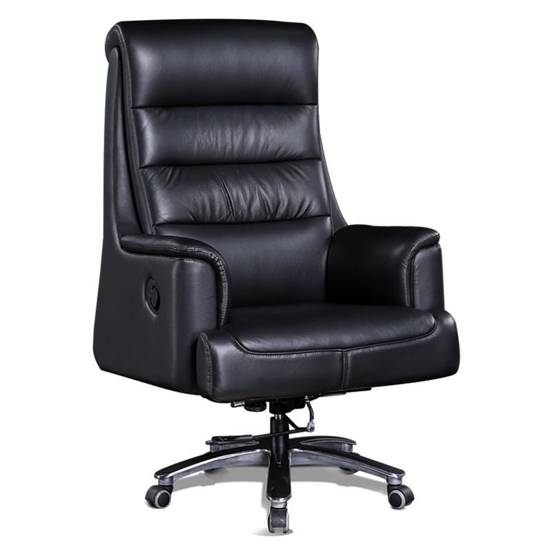[红心家居]办公椅皮艺大班椅可躺旋转升降领导座椅