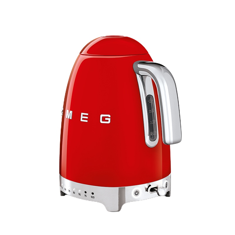 SMEG斯麦格 意大利复古电水壶自动断电家用进口烧水壶保温7档温控热水壶 KLF04