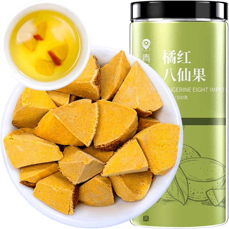 青源堂牌 橘皮八仙果500g*3 八珍果陈年柚子参橘红其他八仙果