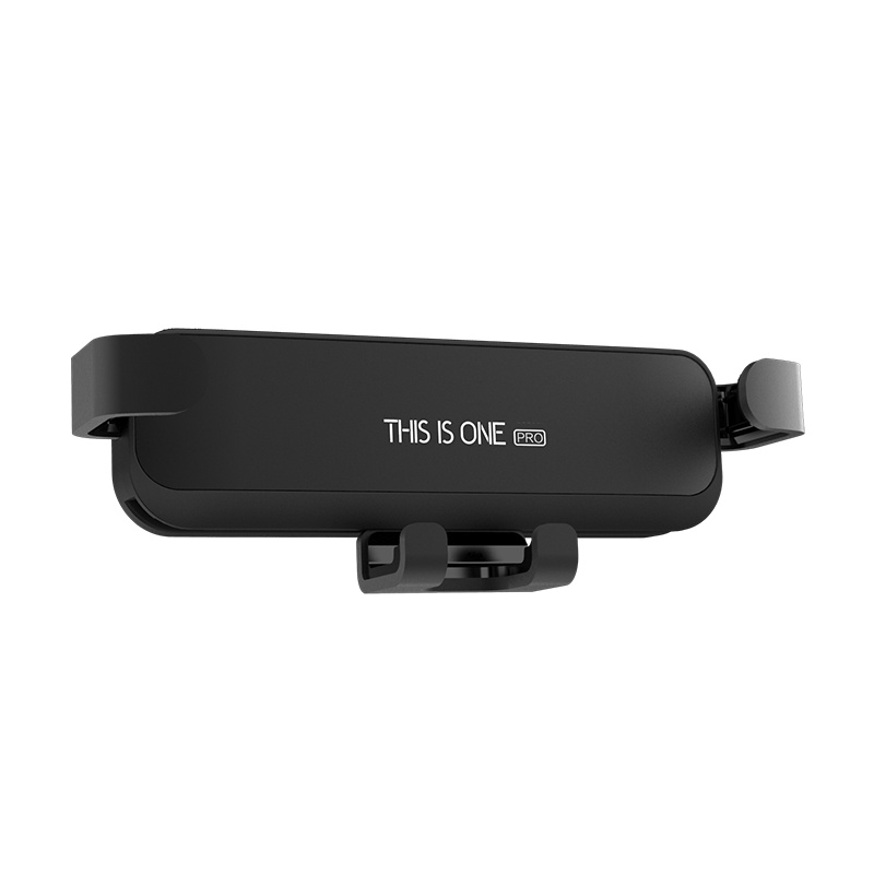 COY车载手机支架汽车导航支架出风口卡扣式重力通用支架华为小米苹果 一条Pro重力隐形伸缩车载支架(离子石墨灰)