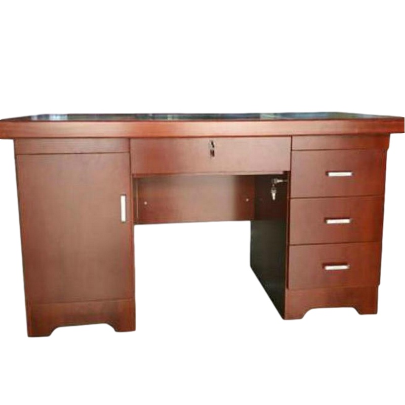 逐鹿中原1.4米实木皮办公桌140*70*76cm实木皮 办公桌