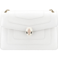 宝格丽BVLGARI Serpenti Forever 链条包中号 经典蛇头光面皮 女士手提包