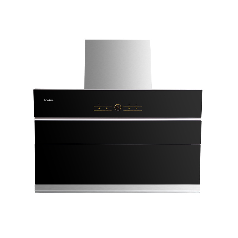 德兆嵌入式厨房家用t型油烟机顶吸式壁挂式自动吸油中式抽油烟机