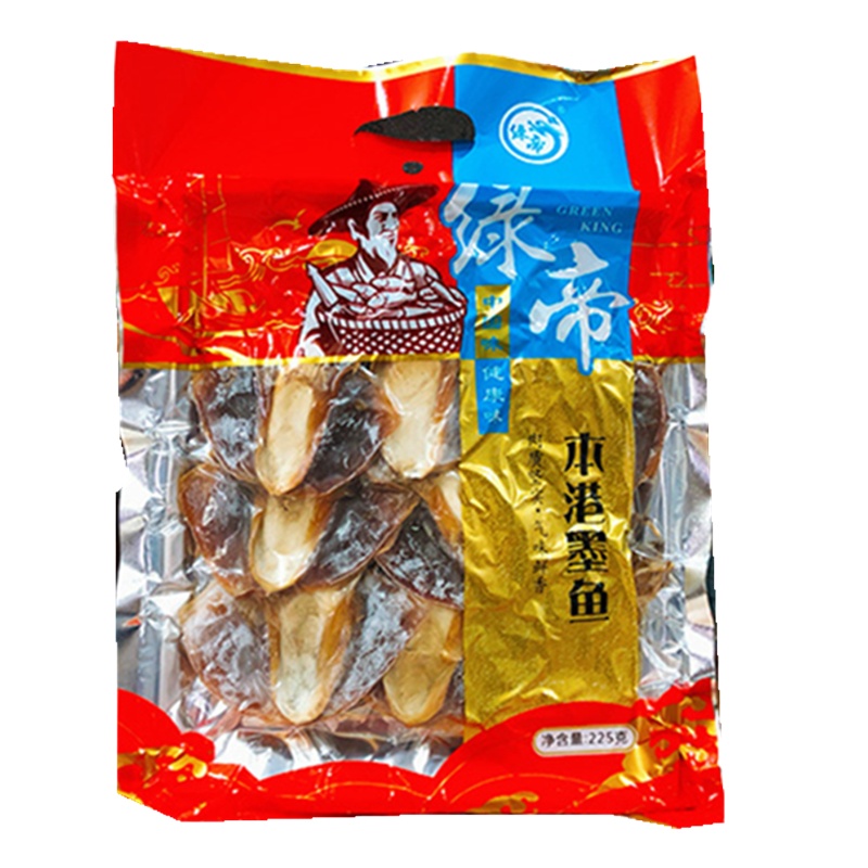 绿帝本港淡晒小墨鱼干干货福建特产海产乌贼干目鱼干海鲜225g
