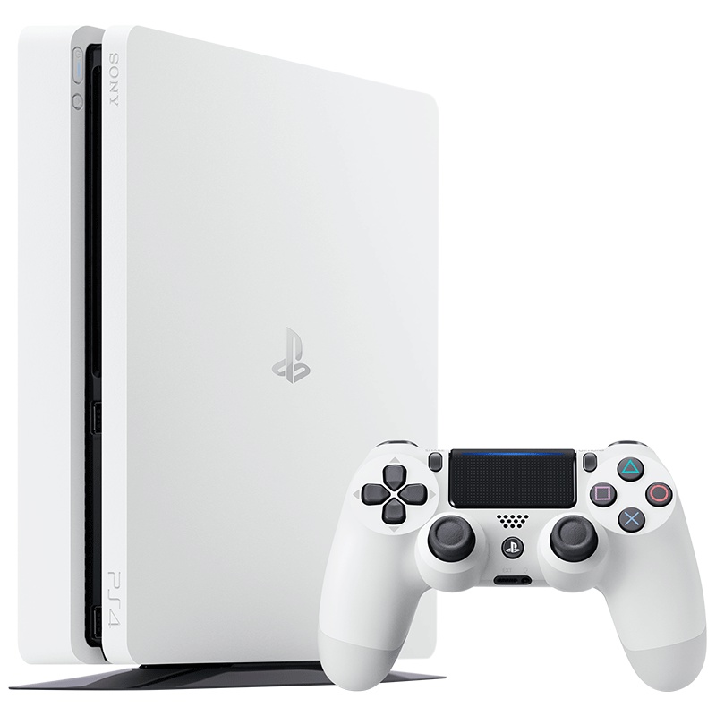 索尼（SONY）PlayStation 4 PS4 slim 500GB 白色 主机国行家用游戏机