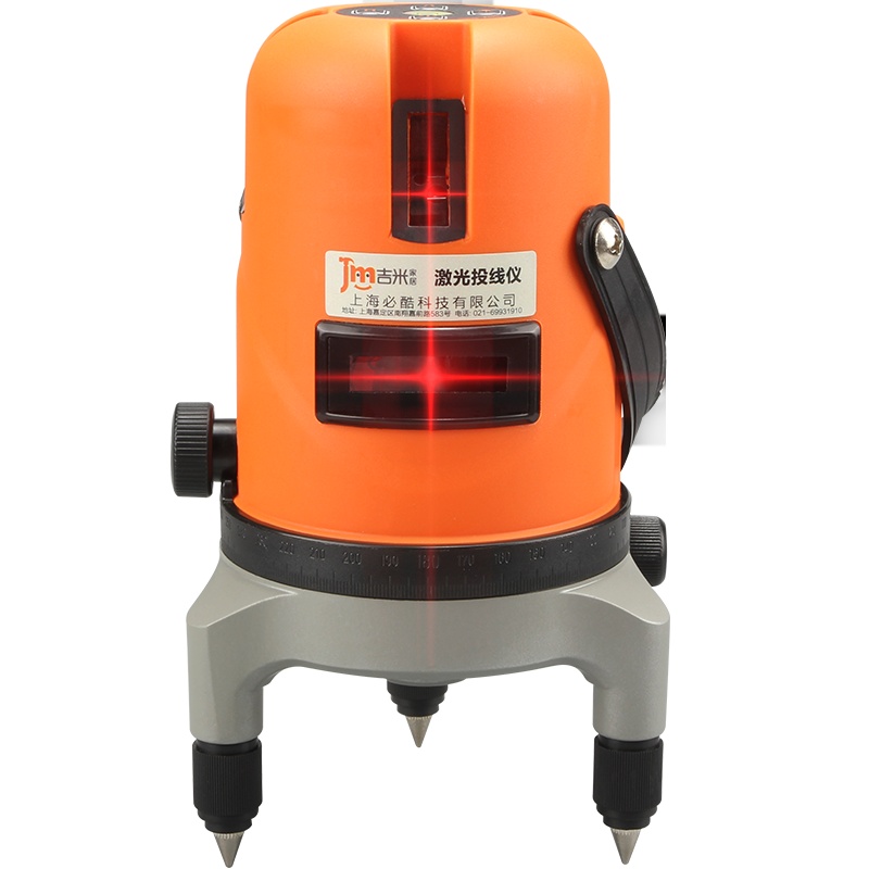 吉米家居 JM-G25025X 5线激光水平仪精准红外线投线仪强光打线仪夏普灯管送充电器电池眼镜