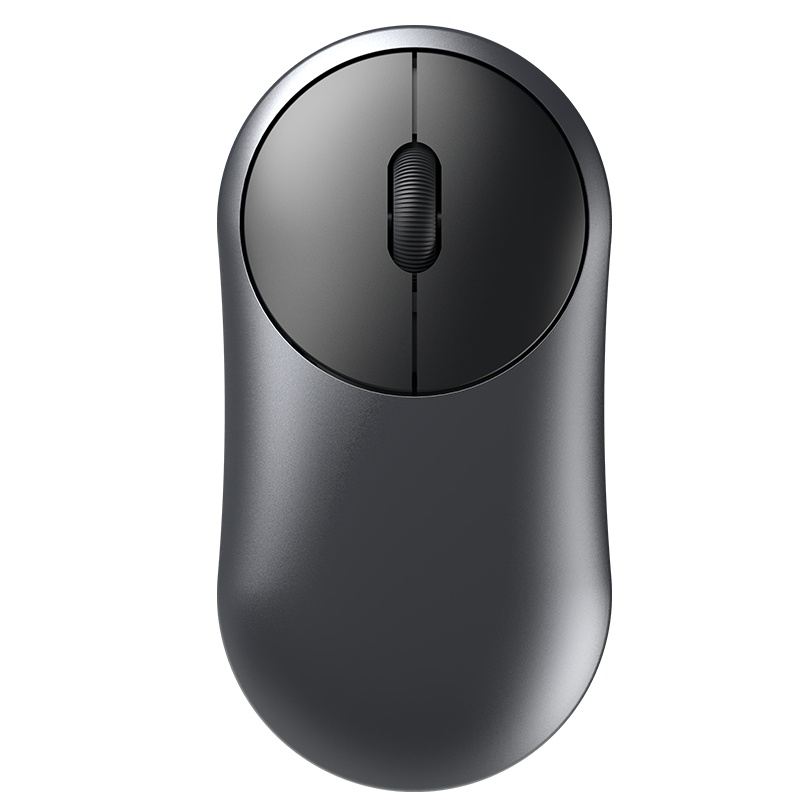 达尔优UFO飞碟无线鼠标 2.4G/蓝牙 有声/静音无声 (家用办公 笔记本电脑 IPAD/MAC) 神秘黑
