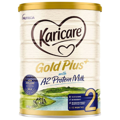 澳洲新西兰可瑞康(karicare)金装A2蛋白宝宝配方牛奶粉2段900g 进口婴幼儿二段奶粉6-12个月