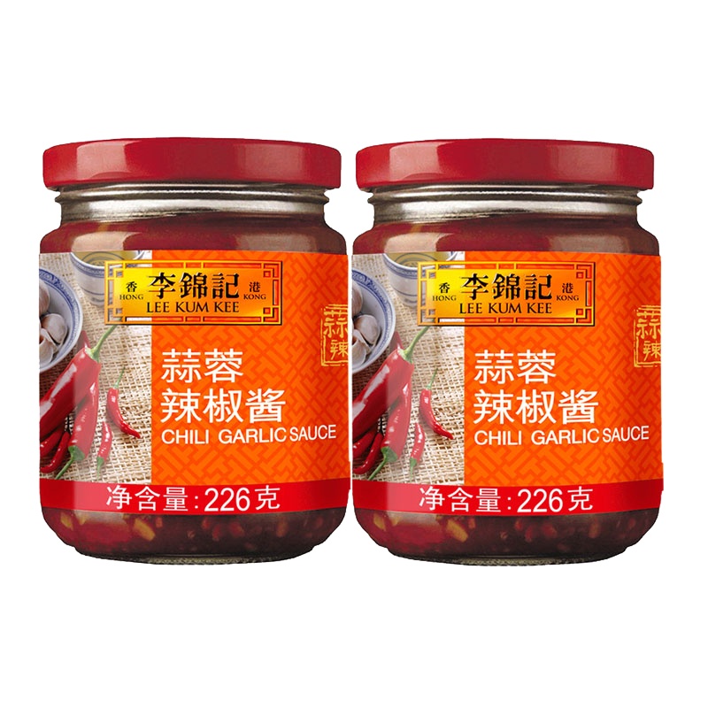 李锦记蒜蓉辣椒酱 226g/瓶*2