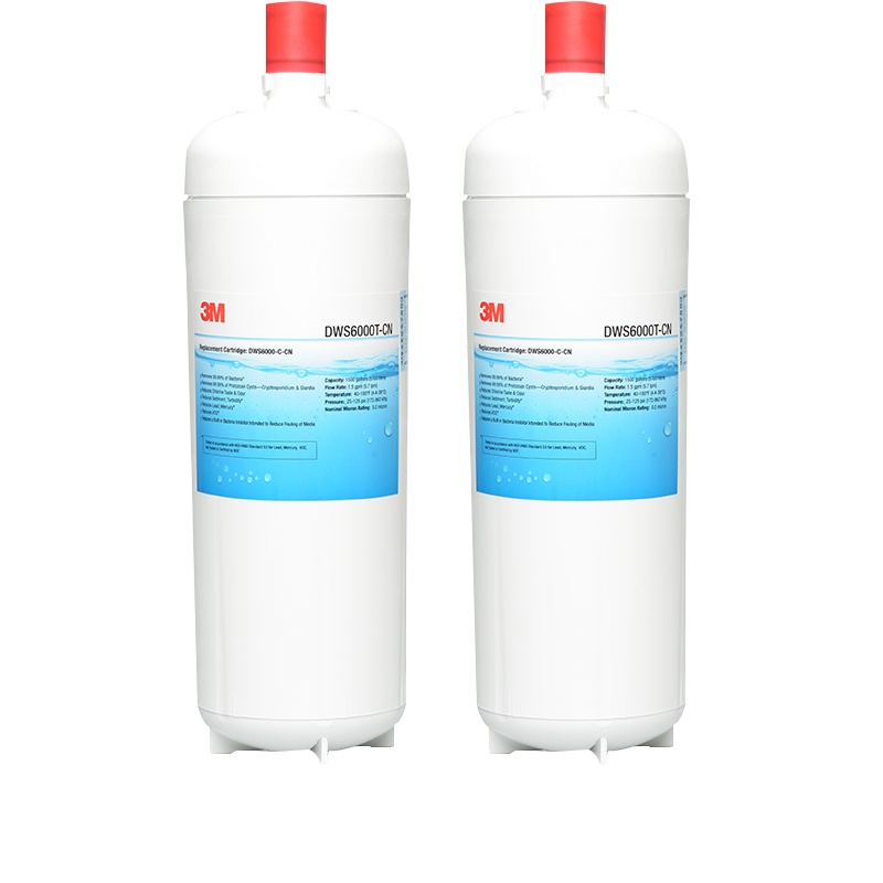 3M厨下式家用直饮净水器滤芯双子净智DWS 6000T-CN型净水机原装替换滤芯