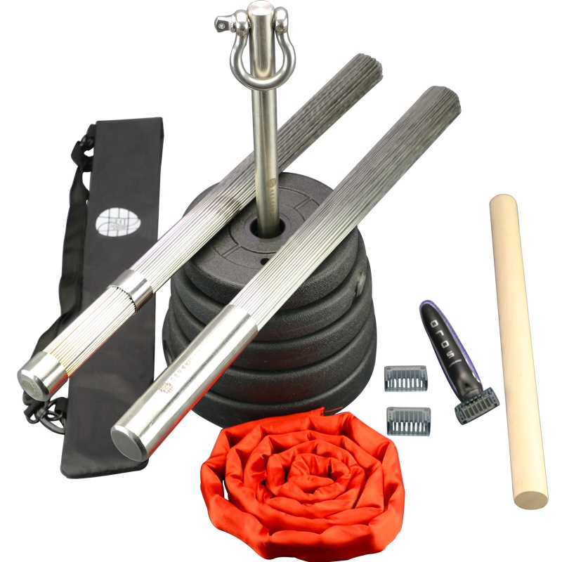 洗髓功拍打棒 4斤全套装易筋经洗髓经小中大关负重铃片洗髓功吊具