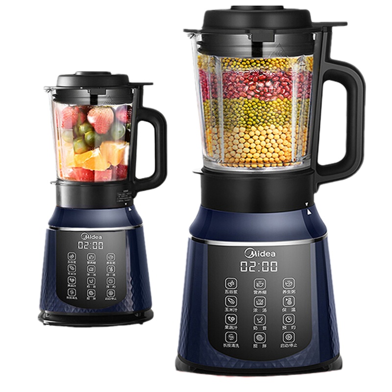 美的(Midea)破壁机MJ-PB40E254D/254E家用多功能加热破壁料理机辅食机绞肉馅机榨汁机豆浆机12H预约