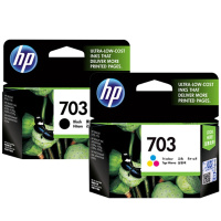 惠普(hp)703号黑色彩色套装墨盒 CD887AA适用 Deskjet D730/F735/K109g/K209g