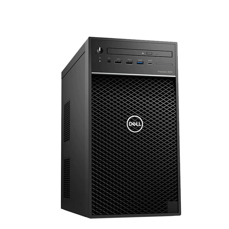 戴尔(DELL)Precision T3650 图形工作站三维设计渲染台式机电脑主机 酷睿I7-10700 2.9G 八核 16G内存/256G+2T/P2200 5G