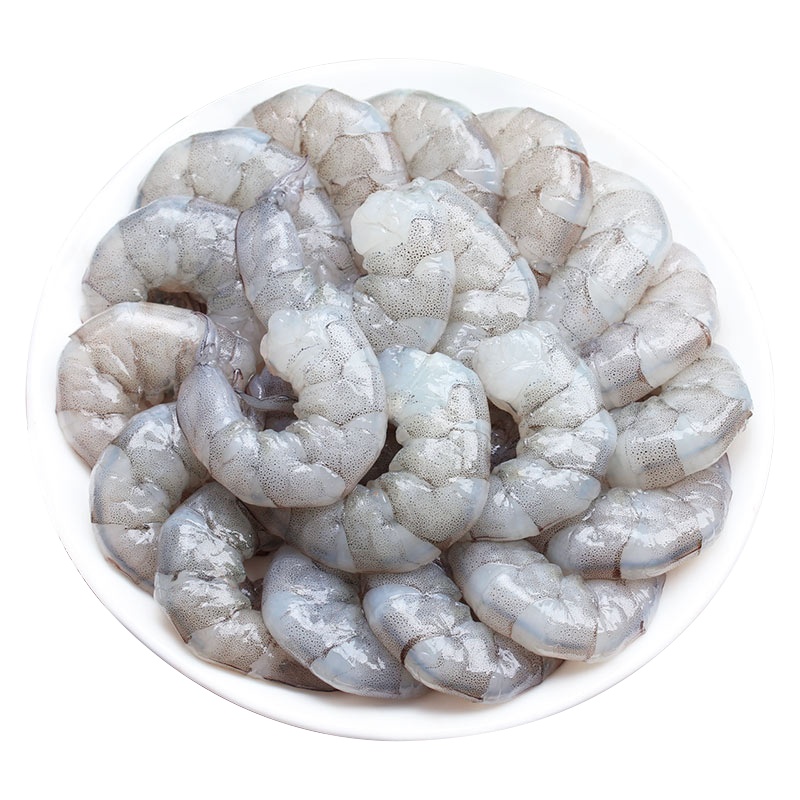 [虾仁无厚冰!]蓝蝶 活剥冷冻 翡翠白虾仁海捕新鲜 大号虾仁 去虾线 宝宝辅食 海鲜水产 约800g/51-60只