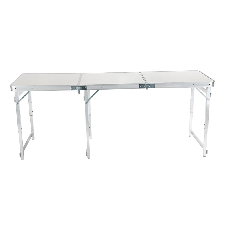 苏宁极物 1.8米3档铝合金方管折叠桌 DX0106 不含椅子野餐桌户外折叠桌(个)