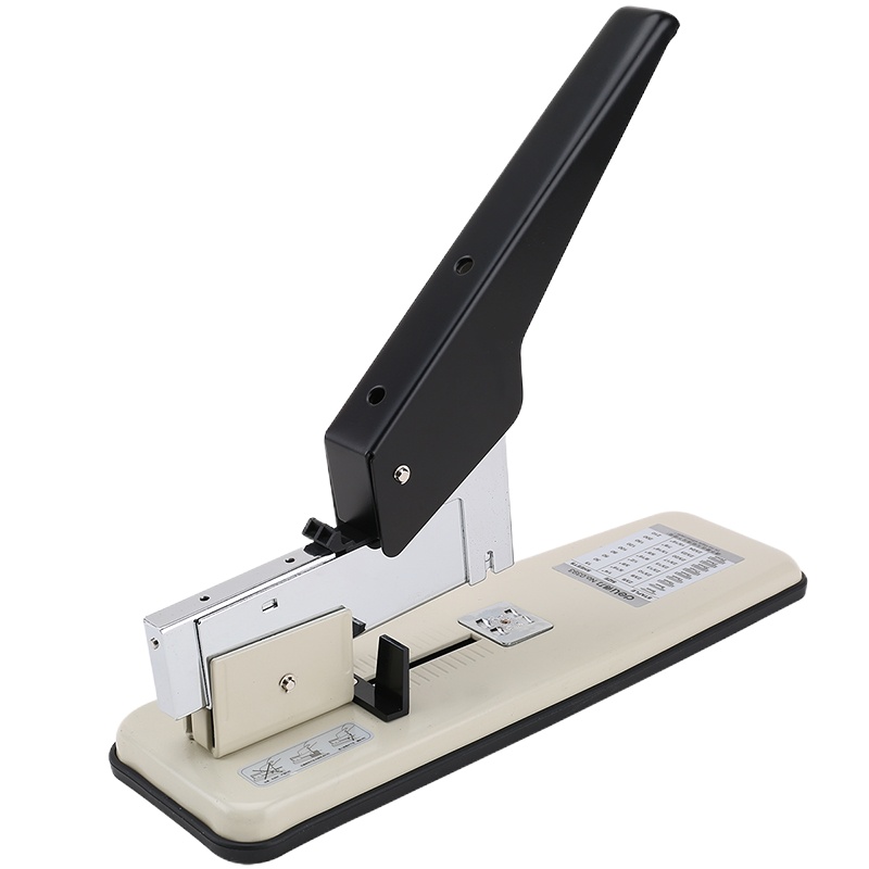 得力(deli) 订书机 重型厚层大号加厚长臂省力订书器 打印装订财务 办公用品 0393可订210页 W01002