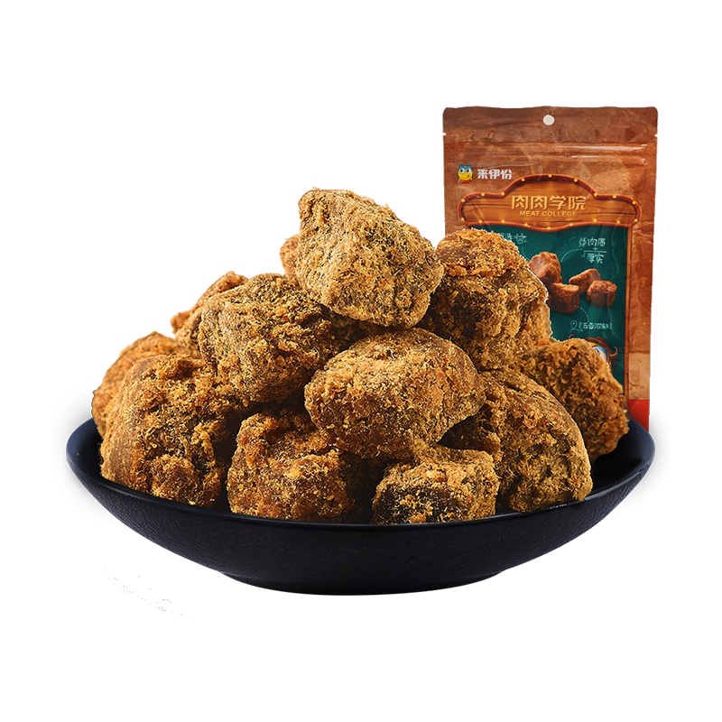 来伊份 五香牛肉粒108g 来一份牛肉干牛肉粒小包装零食小吃休闲食品苏宁超市自营零食