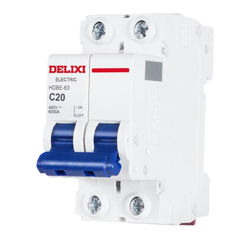 德力西 HDBE632C20 空气开关小型双进双出断路器 2P20A(单位:个)