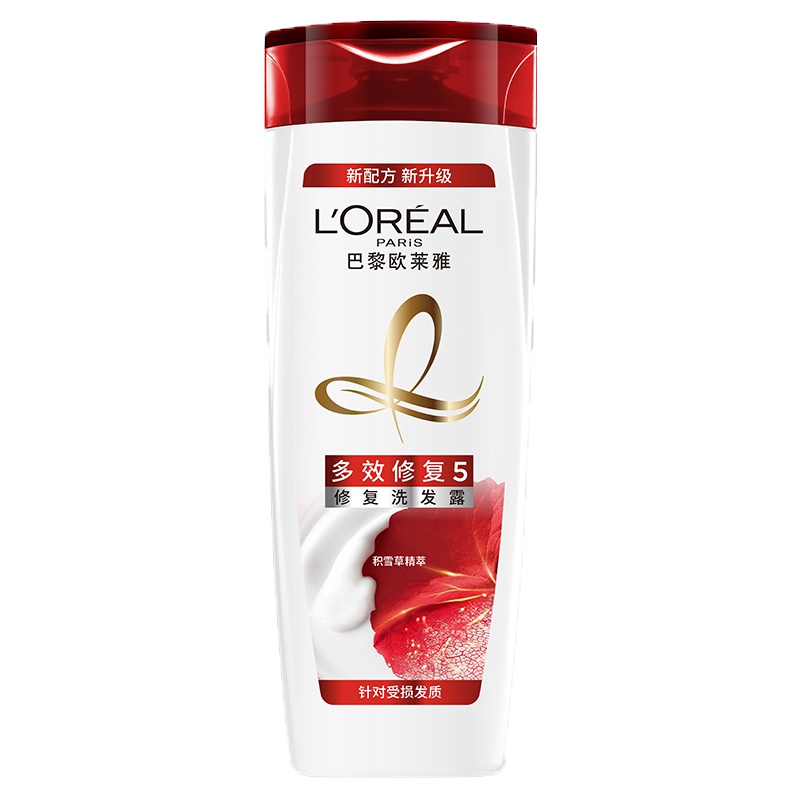 欧莱雅(L'OREAL)多效修复洗发露200ml(受损发质,修护;成人使用;洗发水)
