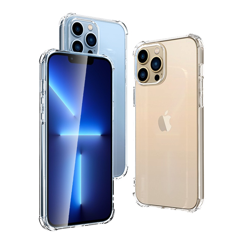 ESCASE 苹果13promax手机壳iphone13保护套全包防摔透明硅胶软壳气囊简约男女款ES-iP9系列升级版