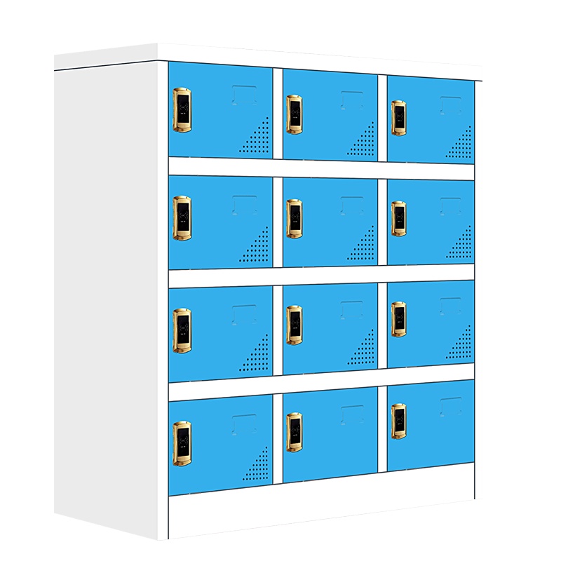 [红心家居]办公柜储物柜学校教室学生书包柜铁皮储物柜家用鞋柜阳台柜