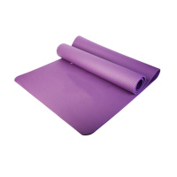 企购优品瑜伽垫 升级高密度185*80cm加长加宽健身垫 加厚6mm防滑运动垫 紫色