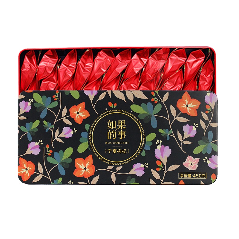 丰凯园实业 宁夏特优级红枸杞王 450g/礼盒小袋装 中宁特产构苟杞子茶 苏宁自营