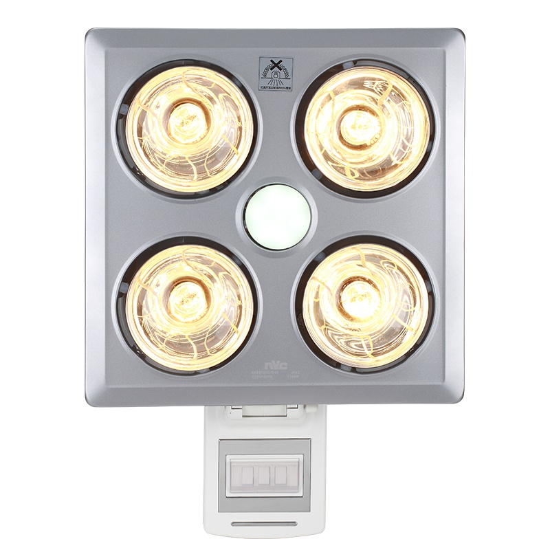 雷士照明浴霸灯暖壁挂式三合一灯暖机家用暖风模块卫生间浴室挂墙打孔暖灯 测试商品