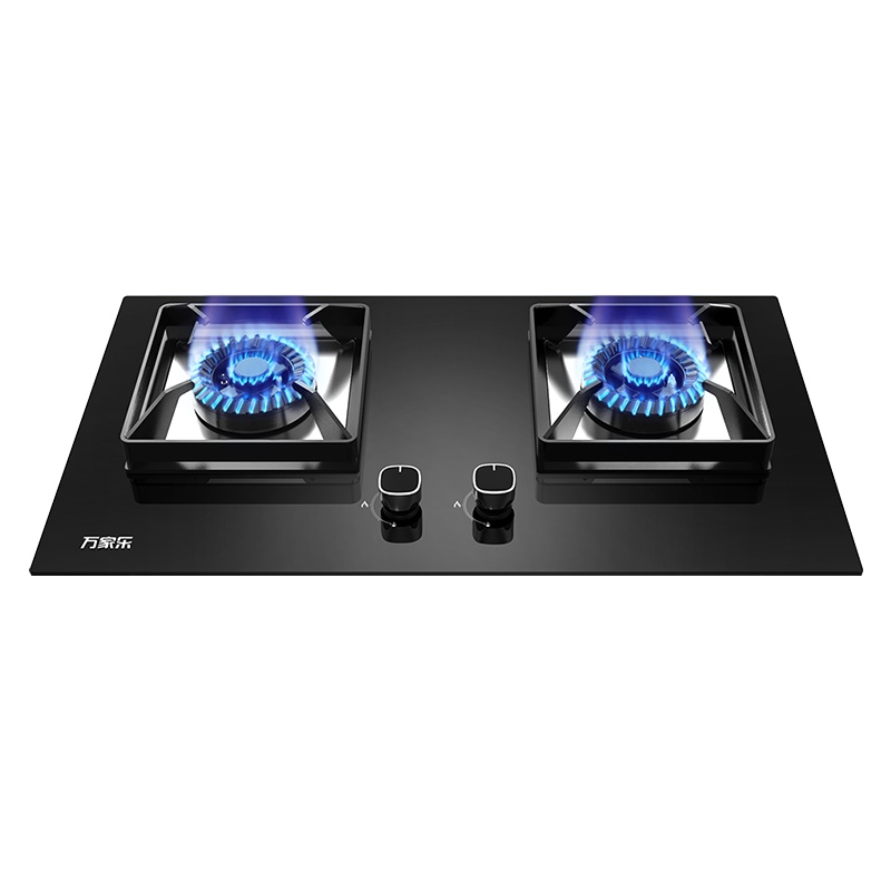 万家乐 燃气灶煤气灶灶台嵌两用灶具 5.0kw盛焰爆炒 钢化玻璃高效烈火 快速点火 天然气JZT-KJ051B