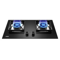 万家乐 燃气灶煤气灶灶台嵌两用灶具 5.0kw盛焰爆炒 钢化玻璃高效烈火 快速点火 天然气JZT-KJ051B