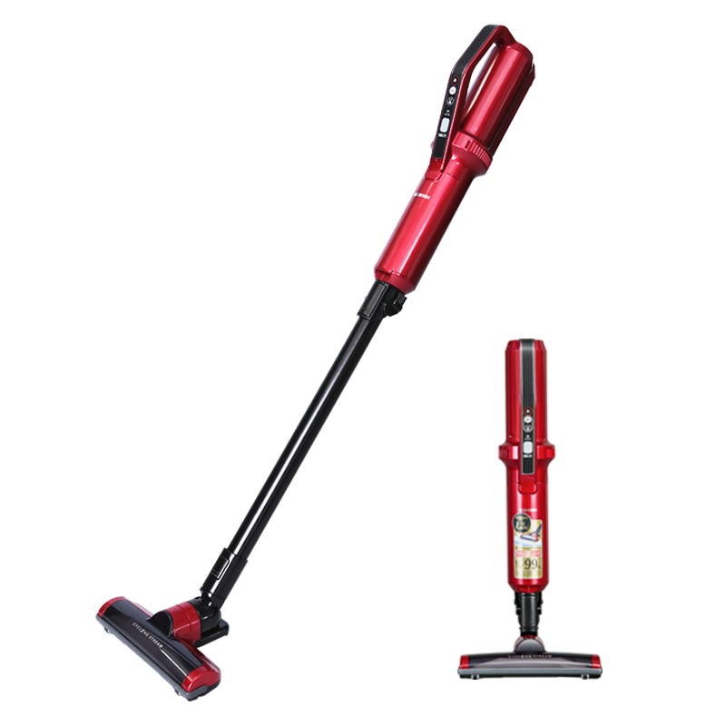 爱丽思(IRIS)轻量充电式吸尘器 ICSLDC4 红色 家车两用充电吸尘器 大功率吸尘器 手持吸尘器