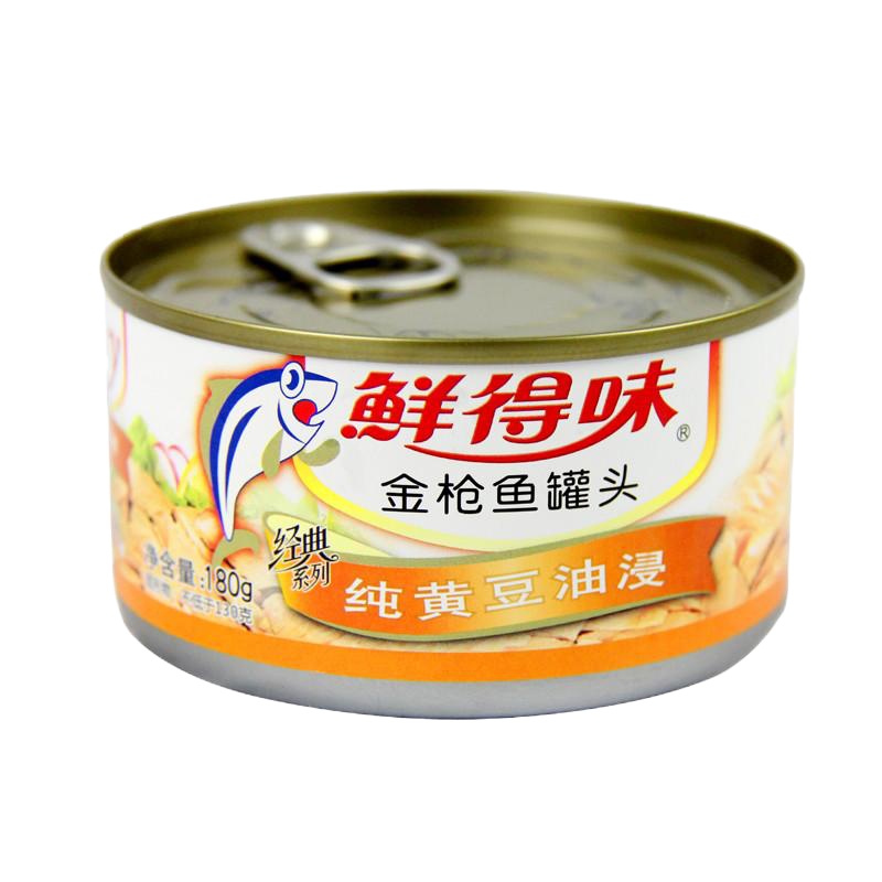 鲜得味180g油渍吞拿金枪鱼