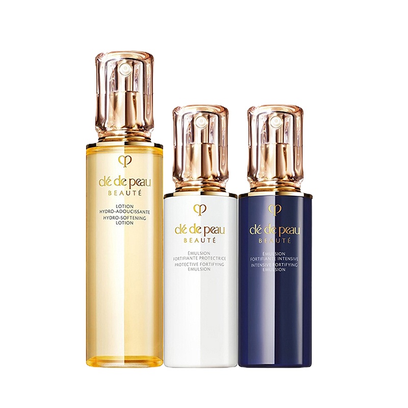 CLE DE PEAU 肌肤之钥cpd 光采赋活三件护肤套装:精华水170ml+日乳125ml+夜乳125ml