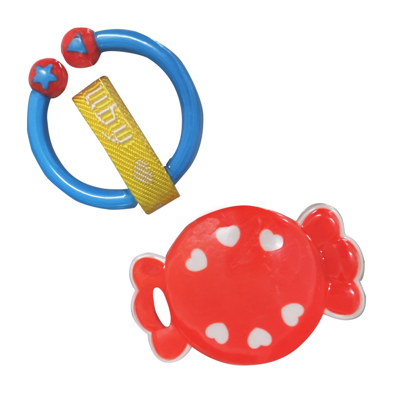 澳贝糖果牙胶463143高温消毒3-6-12月宝宝安抚牙胶