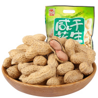 徽记 咸干味花生300g 坚果炒货