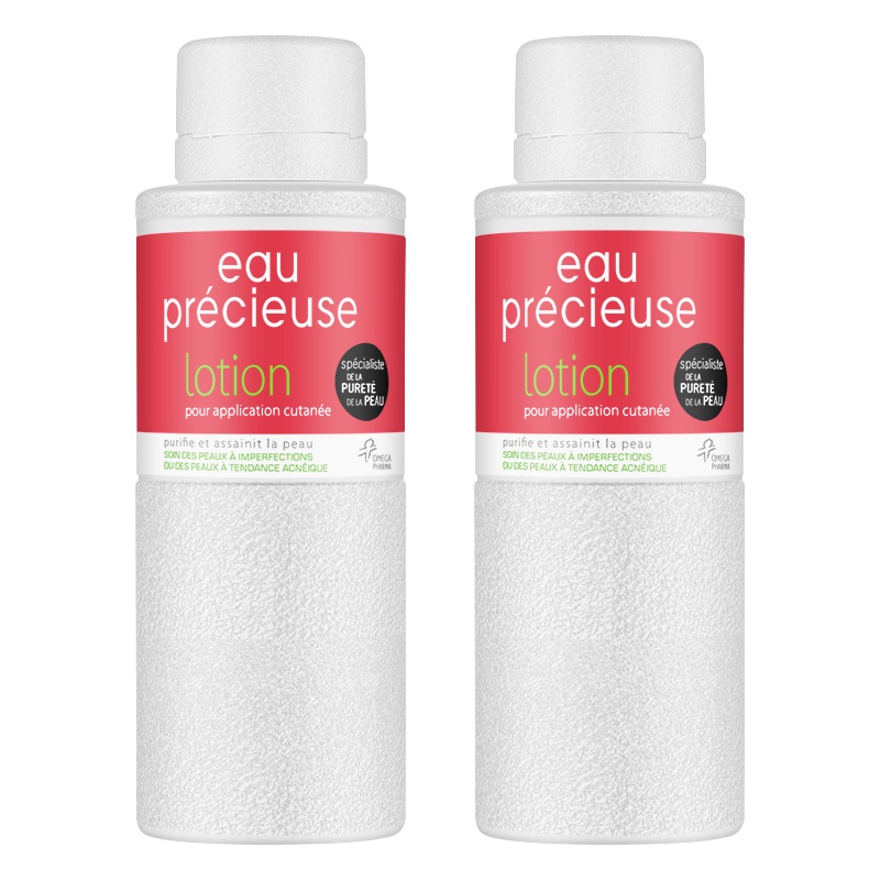 [原装进口]法国Eau precieuse珍贵水375ml 水杨酸爽肤水 针对闭口粉刺 爽肤水两瓶装