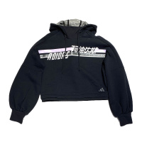 阿迪达斯adidas套头衫女装2020春运动休闲连帽卫衣FM9312