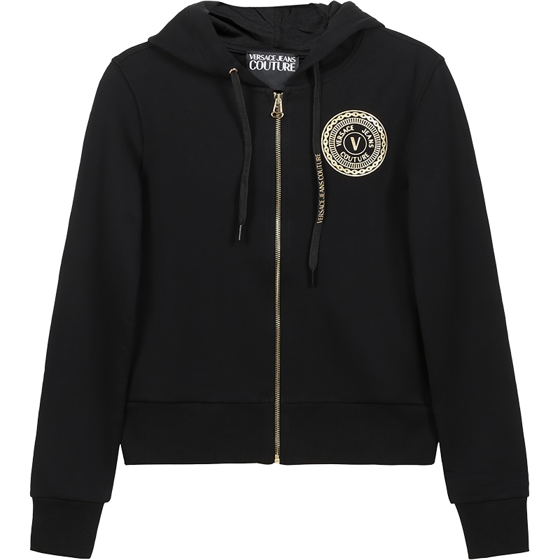 VERSACE JEANS COUTURE 范思哲 女士 棉质连帽上衣外套 B6HZA7TY 30318