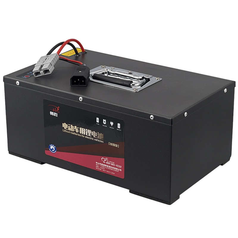 韩佐新国标电动车锂电池48V三元聚合物外卖车电瓶车