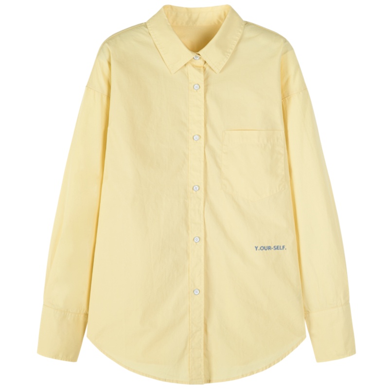 【满198减100预估价：71】森马衬衫女白色春款2021新时尚长袖衬衣设计感寸衫白上衣小众外套