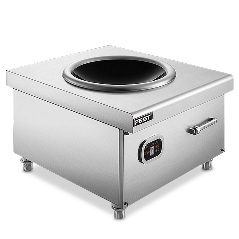 FEST商用电磁炉12KW凹面爆炒炉台式大功率电磁灶电池炉炒菜火锅厨房商业设备饭堂酒店12KW 12千瓦凹面电磁炉送四样