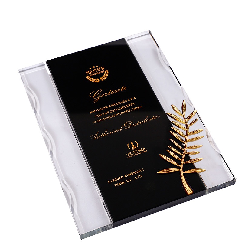 SCP SCP0059 14.5*22CM创意水晶奖牌荣誉牌工作表彰纪念牌 (个)