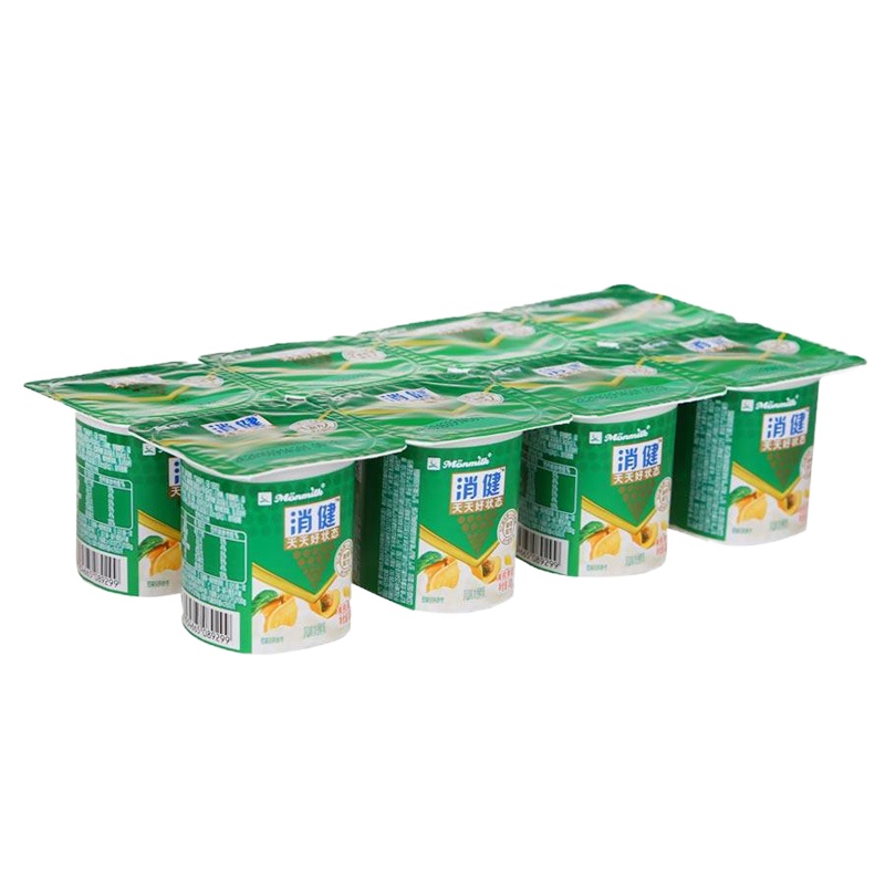 蒙牛塑杯LABS益生菌酸牛奶黄桃果粒100g*6