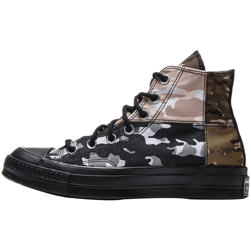 匡威男鞋女鞋帆布鞋1970S迷彩拼接高帮休闲运动鞋165912C