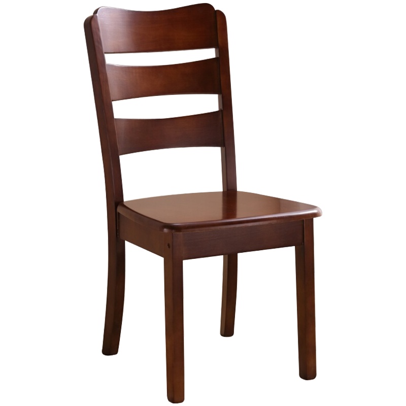 三圣 全实木餐椅家用现代简约餐桌椅木头木质凳子靠背实木椅子靠背椅