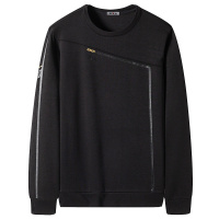 雅鹿男装新品简约百搭青年圆领套头运动上衣男士卫衣2186W02011