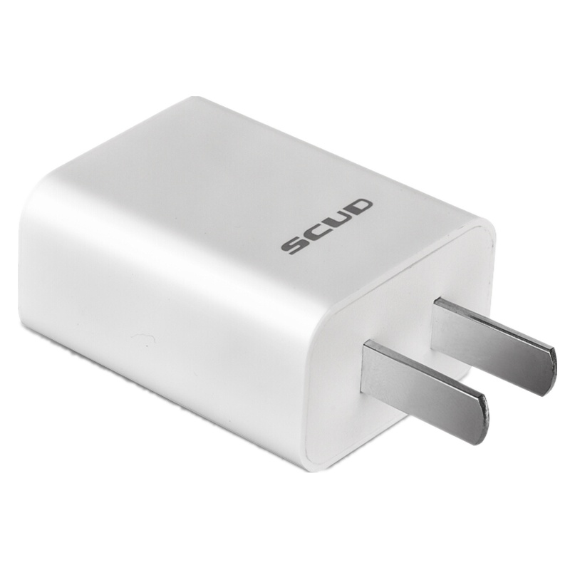 飞毛腿（SCUD）SC-U2 USB充电器/快速充电器/输出5V/2A 白色