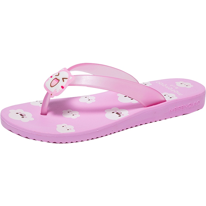 美人桥拖鞋女甜美可爱休闲人字拖轻盈柔软舒适居家鞋外穿防滑沙滩拖鞋560-3